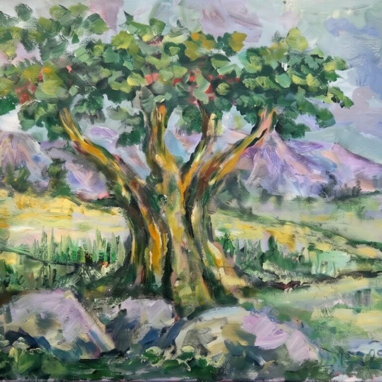 Cuadro Árbol Paisaje