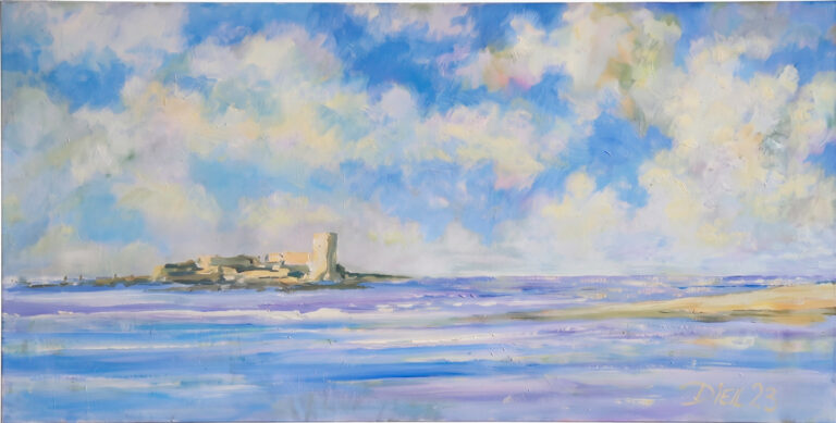 Cuadro Castillo sobre el mar
