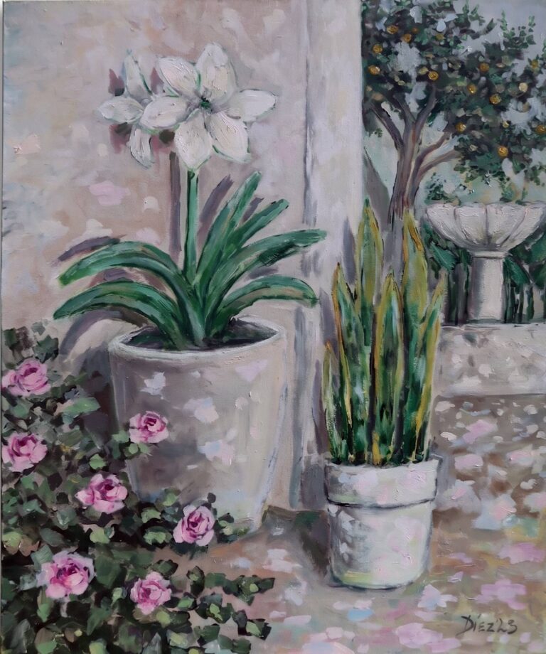 Cuadro Macetas de Flores
