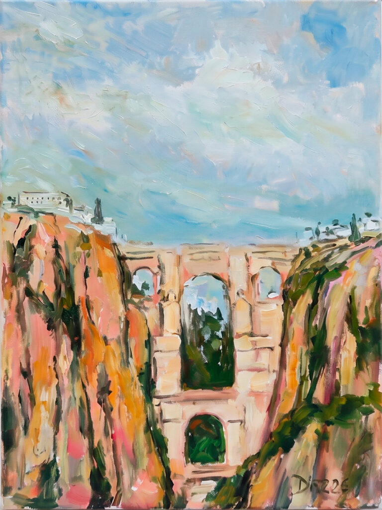 Cuadro Ronda y su puente