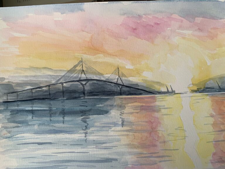 Acuarela Puente de la Pepa