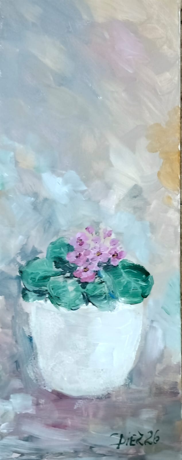 Cuadro Violeta en Rosa